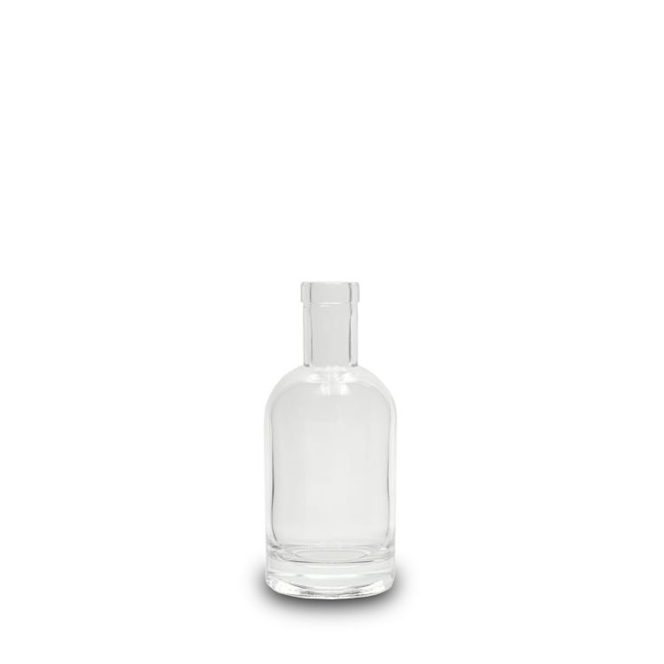 200 ml Clear Glass Polo Bottle With Bar Top