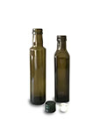 250ml Antique green olive oil bottle