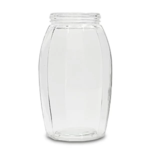 half gallon polygon barrel jar with clamp lid wholesale