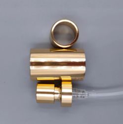 FEA 15mm gold Perfume Spray crimp Pump and cap