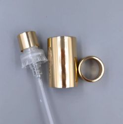 FEA 15mm gold Perfume Spray crimpless Pump and cap