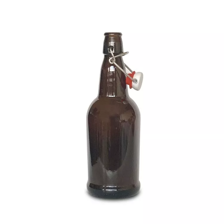 500ml EZ Cap Swing Top Amber Beer Bottles
