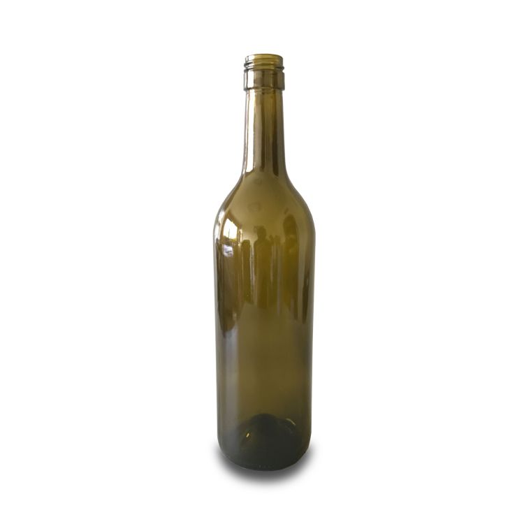 750ml antique green glass bottles