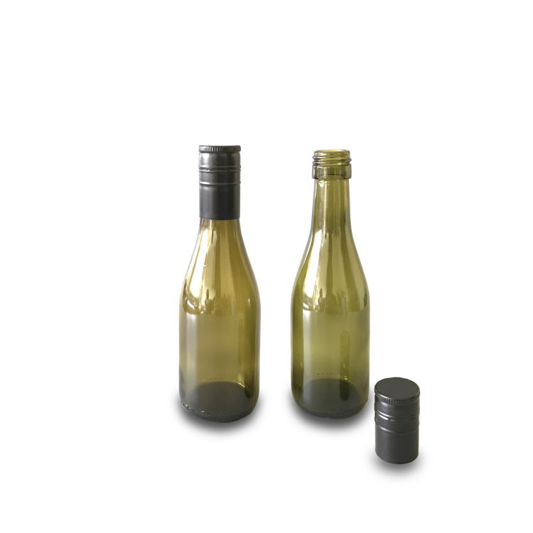187ml wine bottle | Green | Wholesale mini wine bottles bulk