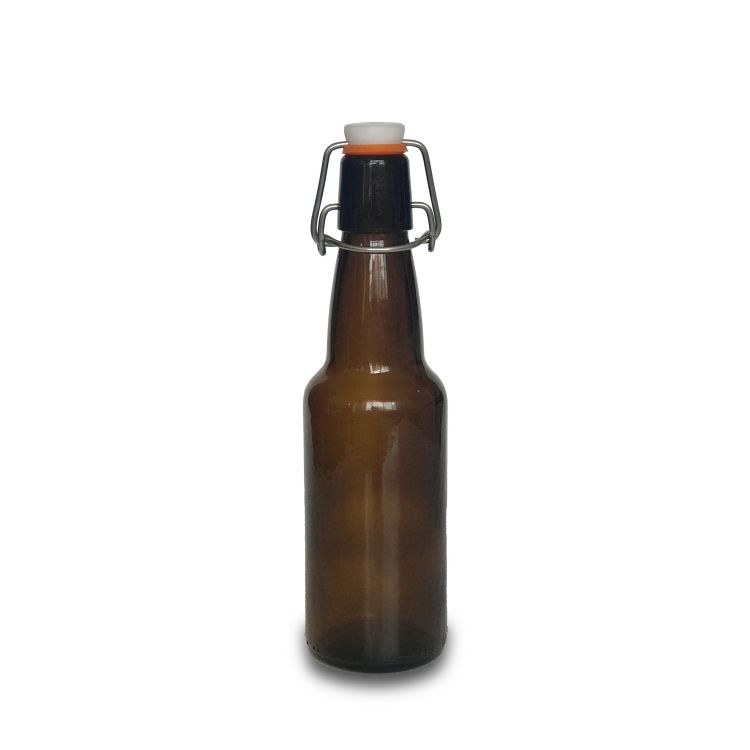 500ml Amber Beer Bottle With Flip Top