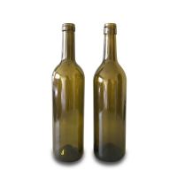 750ml antique green glass bottles