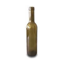 375ml antique green bordeaux wine glass bottle