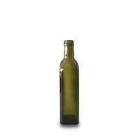 Square 250ml glass oil bottle