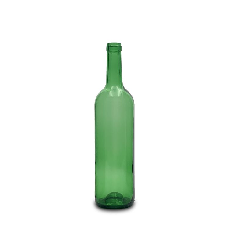 750ml flint/green claret bottle