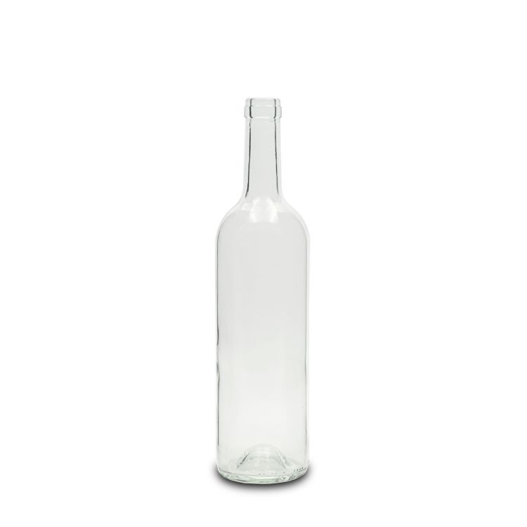 750ml flint/green claret bottle