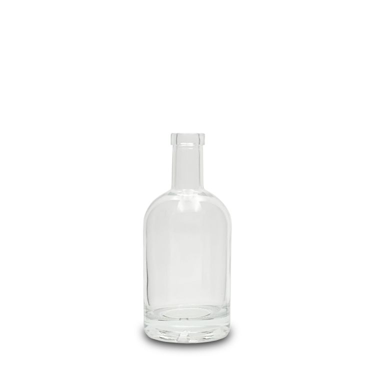 375 ml Clear Glass Polo Bottle With Bar Top