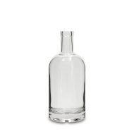 750 ml Clear Glass Nordic Liquor Bottle, Bar Top, 12/cs