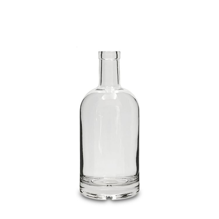 750 ml Clear Glass Polo Bottle With Bar Top