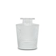 140 ml Elegant embossed shape round bottom home fragrance reed diffuser bottle