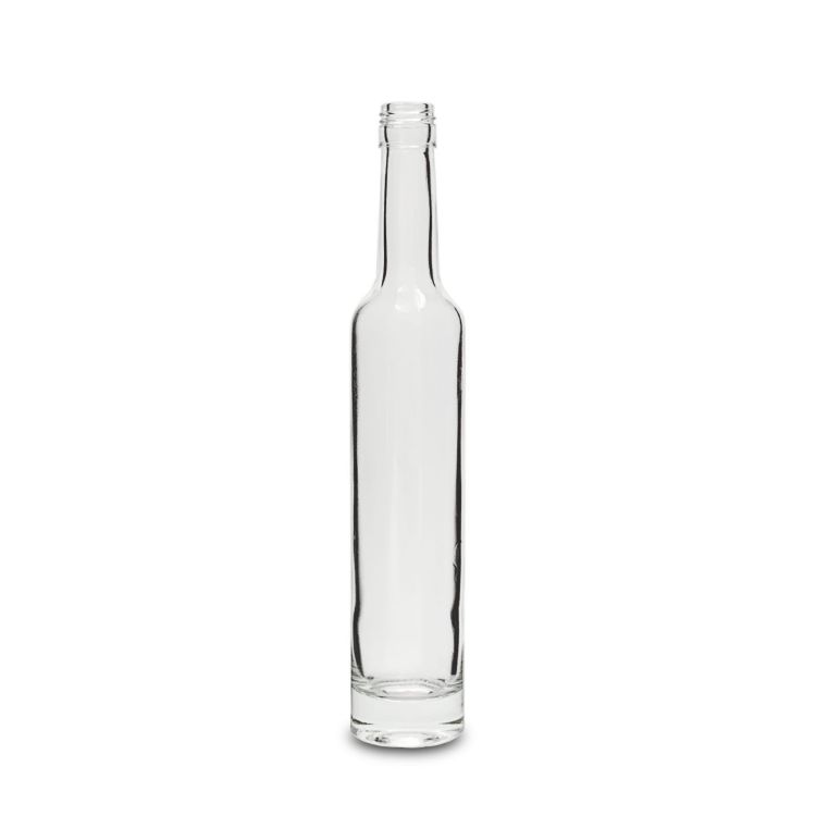 375 ml Clear Glass Niagara Spirits Bottle Mini Punt Screw Top
