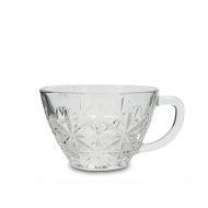 100 ml Etched Crystal Glass Coffee And Water Mug Glass Cup With Handle