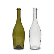 750ml green/flint champagne bottle