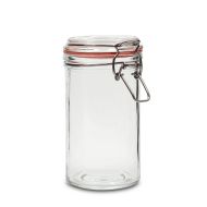 Round Glass Jars With Lids | Clip Top | Rubber Seal