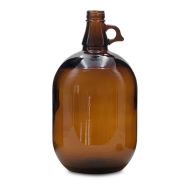 1 Gallon Amber Glass Growler