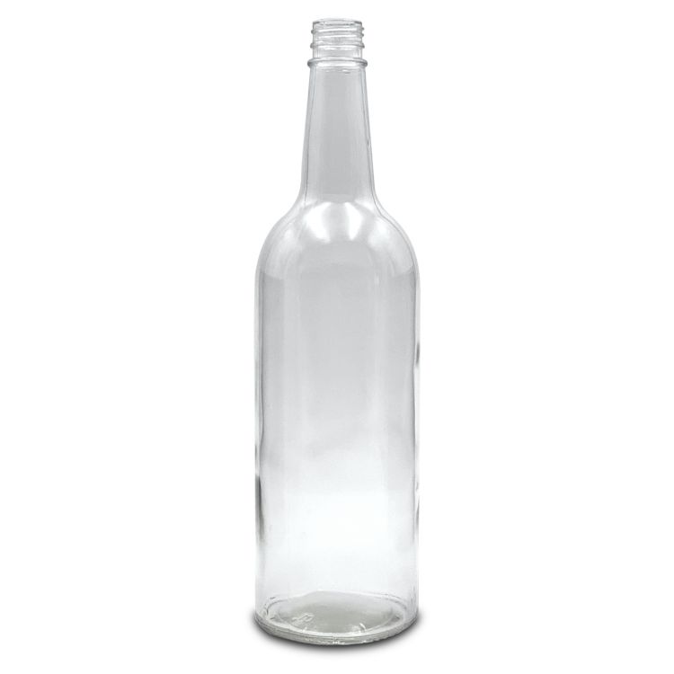 750ml Clear Lincoln Bottle - Screw Finish