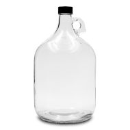 1 Gallon Growler Clear Glass Jug