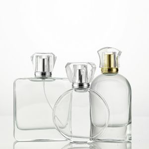Empty Glass Fragrance Spray Bottle