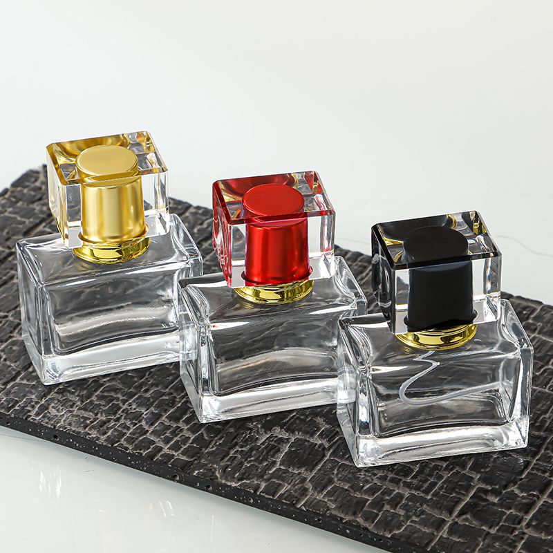 portable perfume refillable bottle, mini Square Bottles bulk