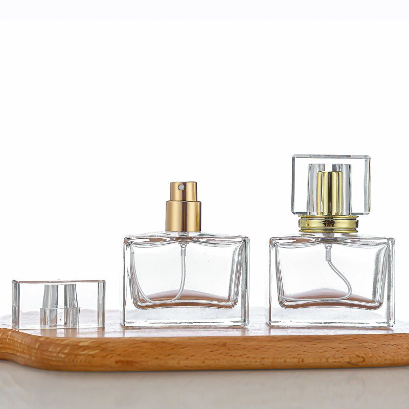 perfume refillable bottle, mini Square Bottles bulk