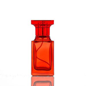 Red perfume bottles