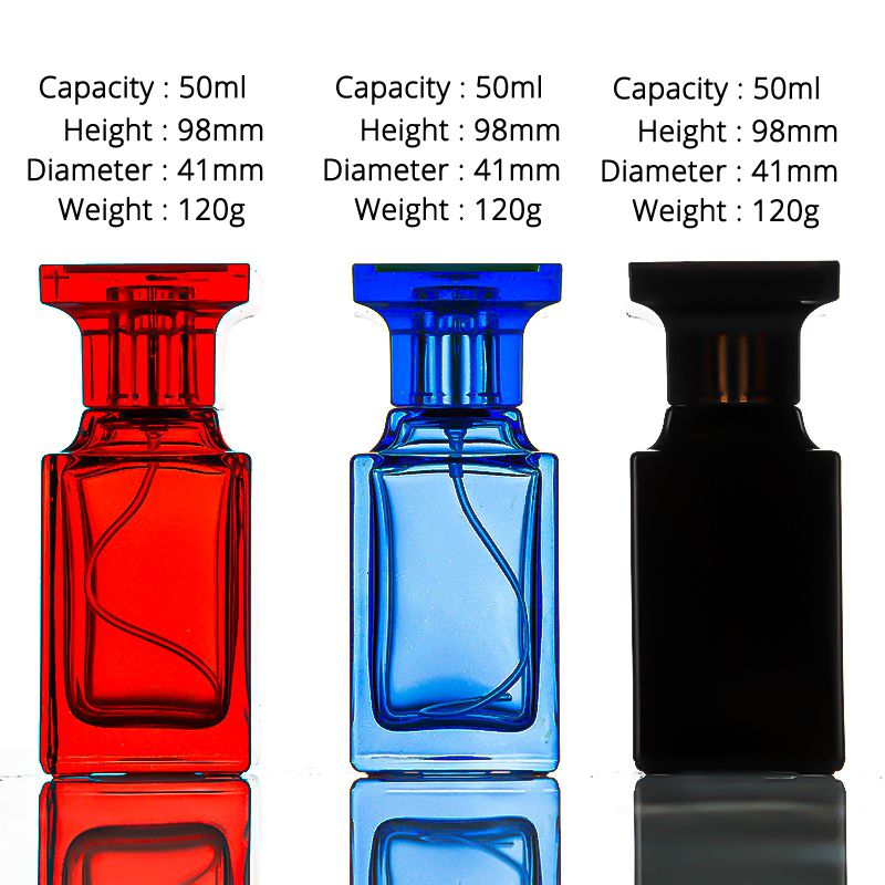 black cologne bottles Wholesale, bulk mini Square Bottles