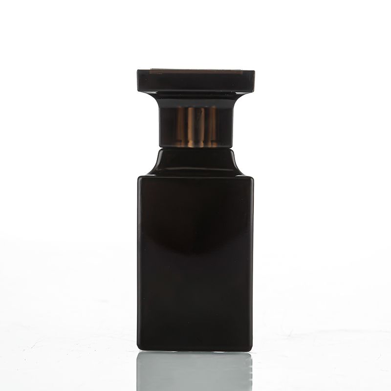 Black perfume bottle