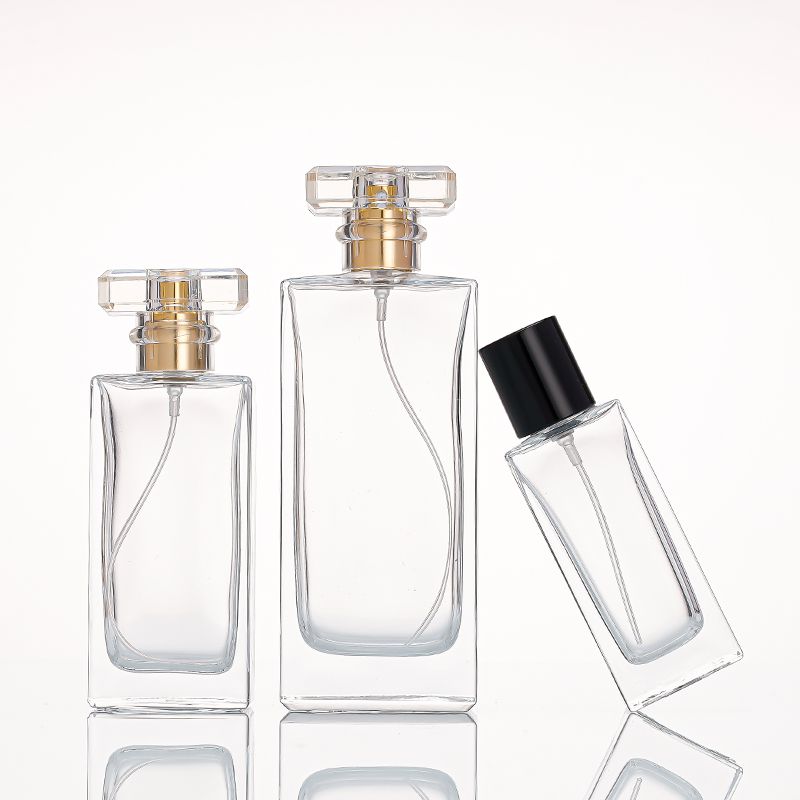 Glass perfume bottle