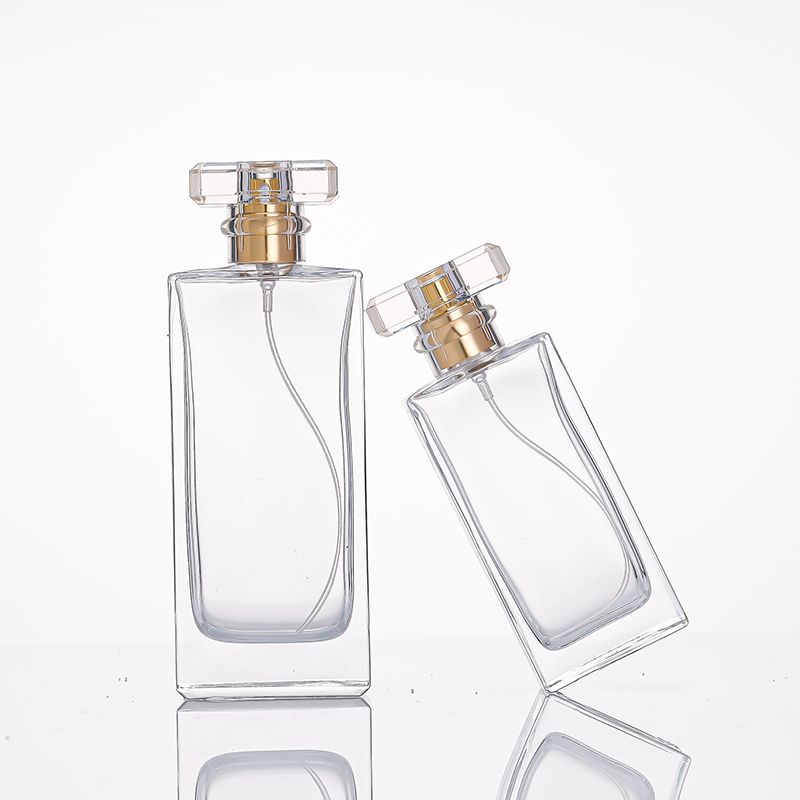 Glass perfume bottle