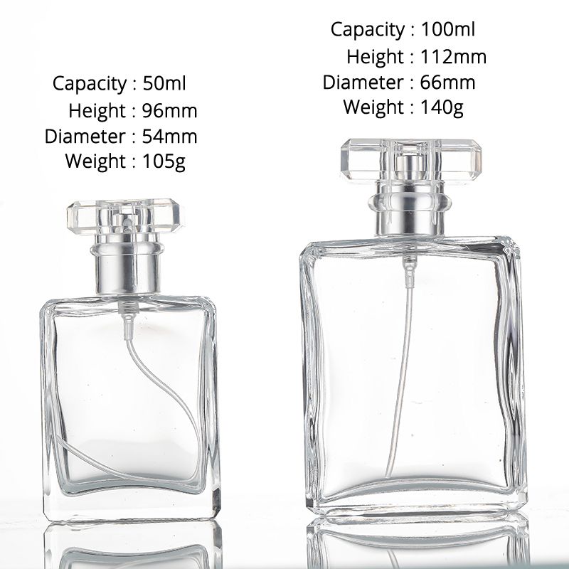 Perfume glass bottles