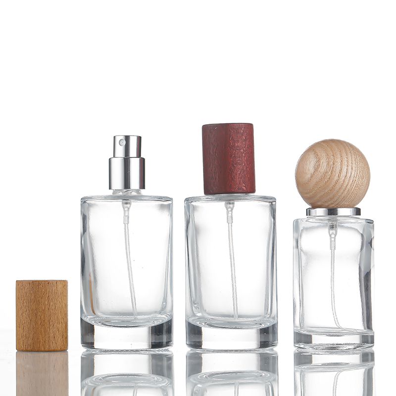 Small glass bottle
