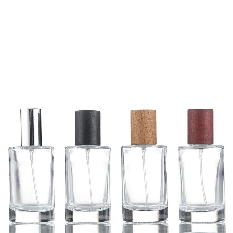 Small glass bottle