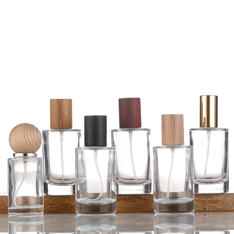 Small glass bottle