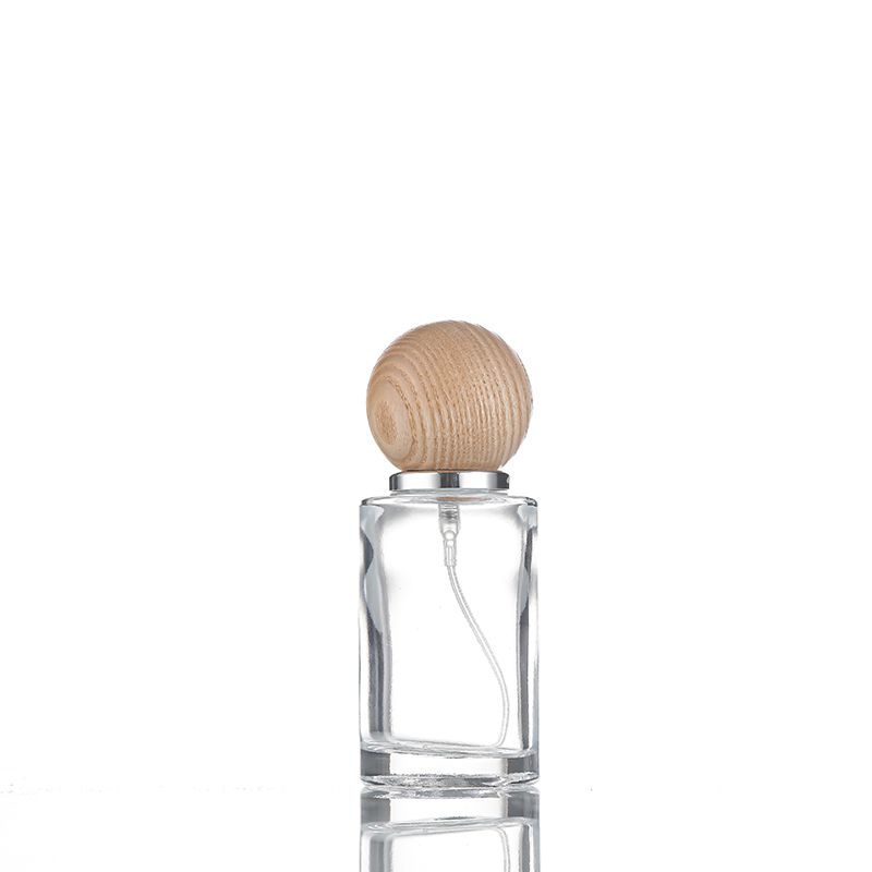 Small glass bottle