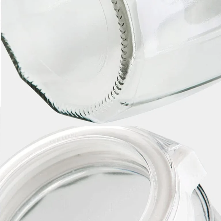 Wholesale 1200ml Polygon Jar | Glass Kitchen Storage Containers