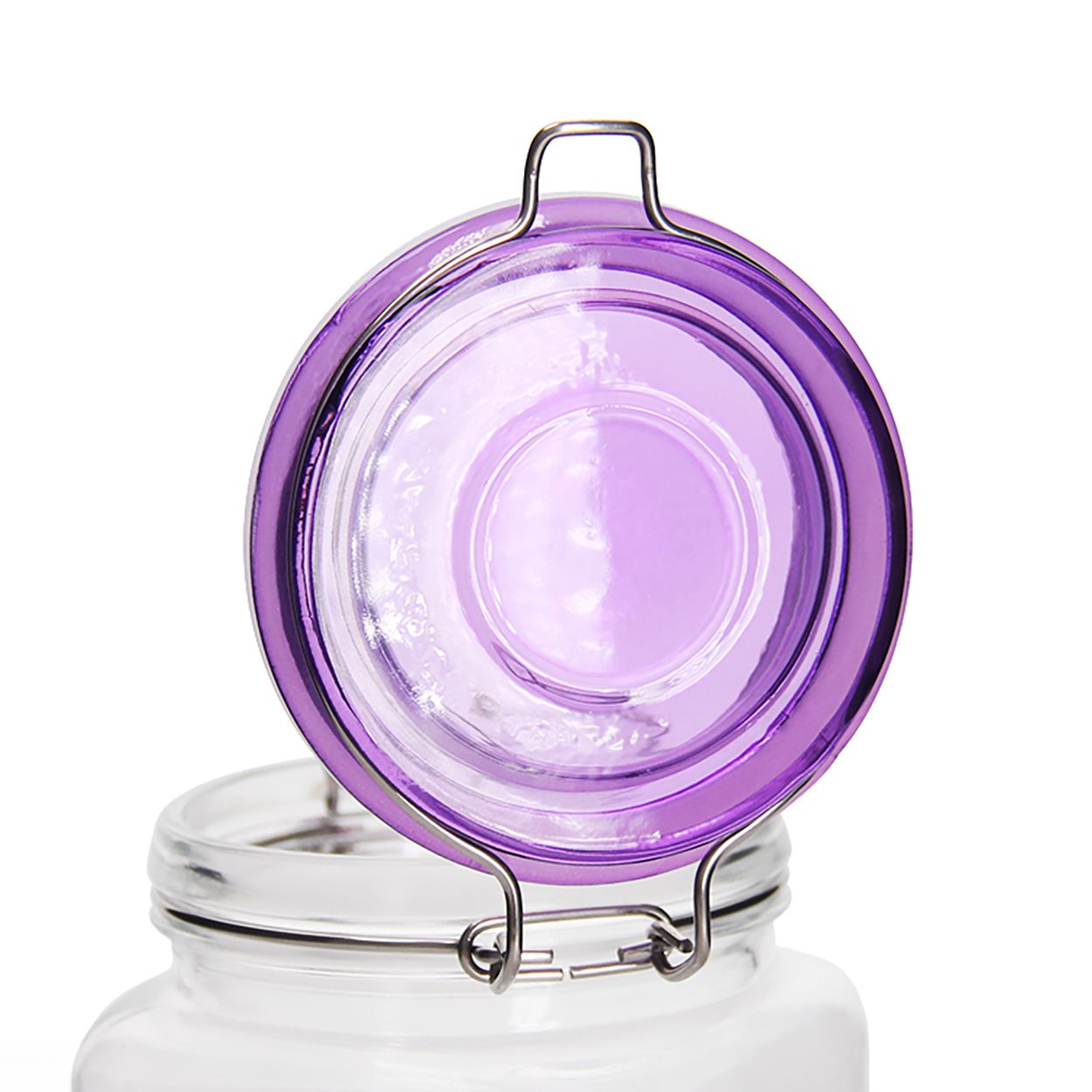 Round Glass Jars In Bulk | 450ml/15oz | Clip-Top