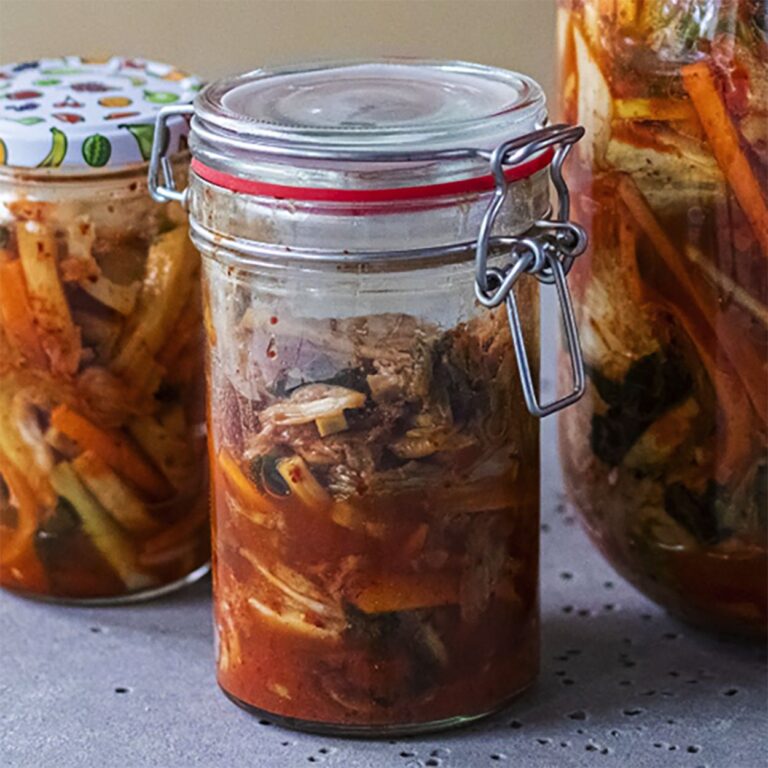 Round Glass Jars With Lids | Clip Top | Rubber Seal