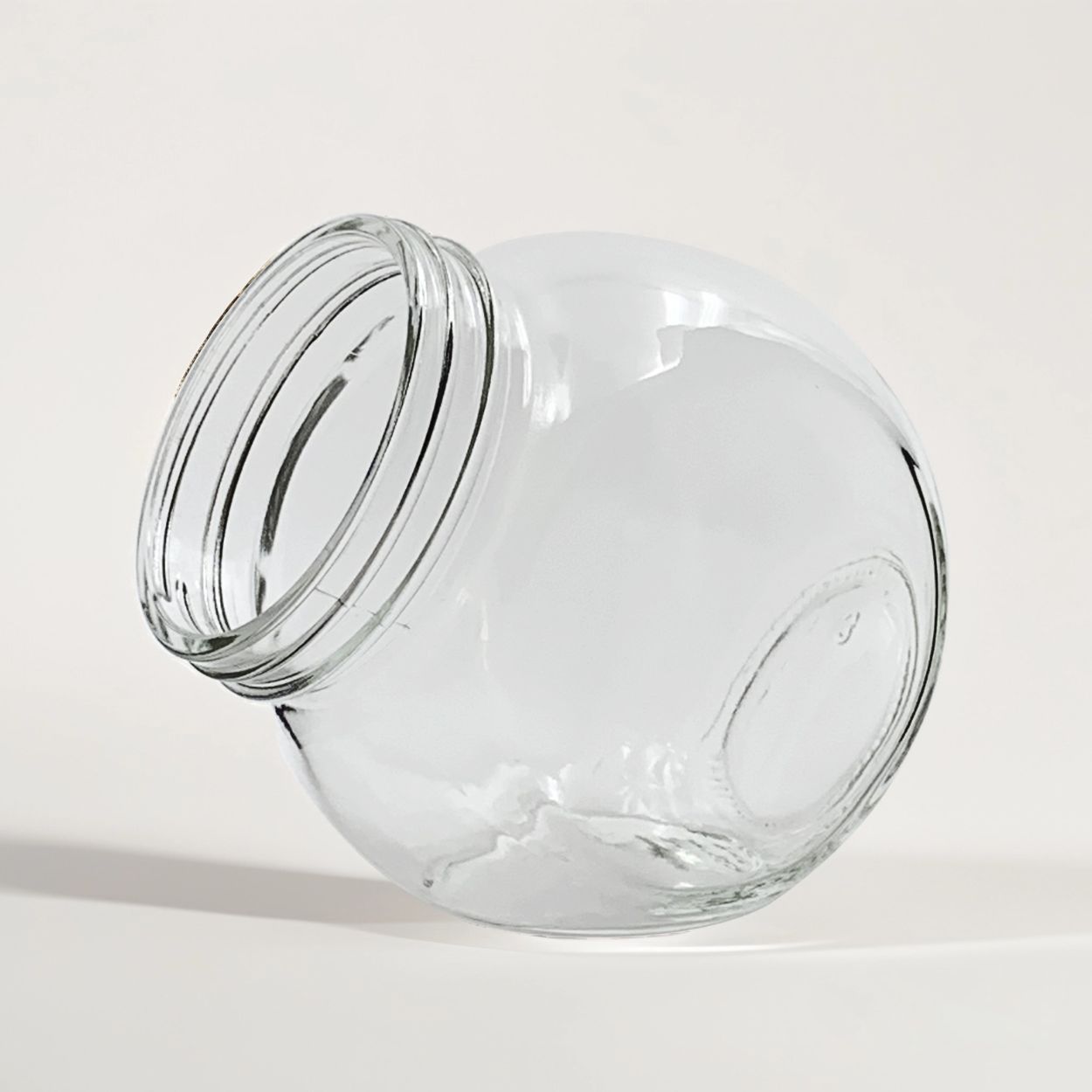 Slanted Glass Jar in Bulk | 650ml/22oz