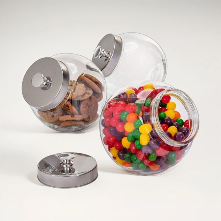 Slanted Glass Jar in Bulk | 650ml/22oz