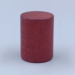 Beech red cologne cap for empty clear glass bottle