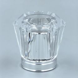 Crystal diamond cap for luxury perfume bottles