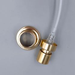 FEA 15mm gold Perfume Spray crimp Pump with Stepped Collar