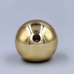 Gold ball spray caps for perfume oil bottles