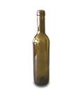 Antique green 375ml bordeaux wine glass bottle