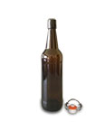 750ml Amber <a href=https://www.sunfect.net/beerbottle target='_blank'>Beer Bottle</a> With Flip Top