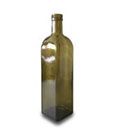 Square 750ml olive oil glass bottle